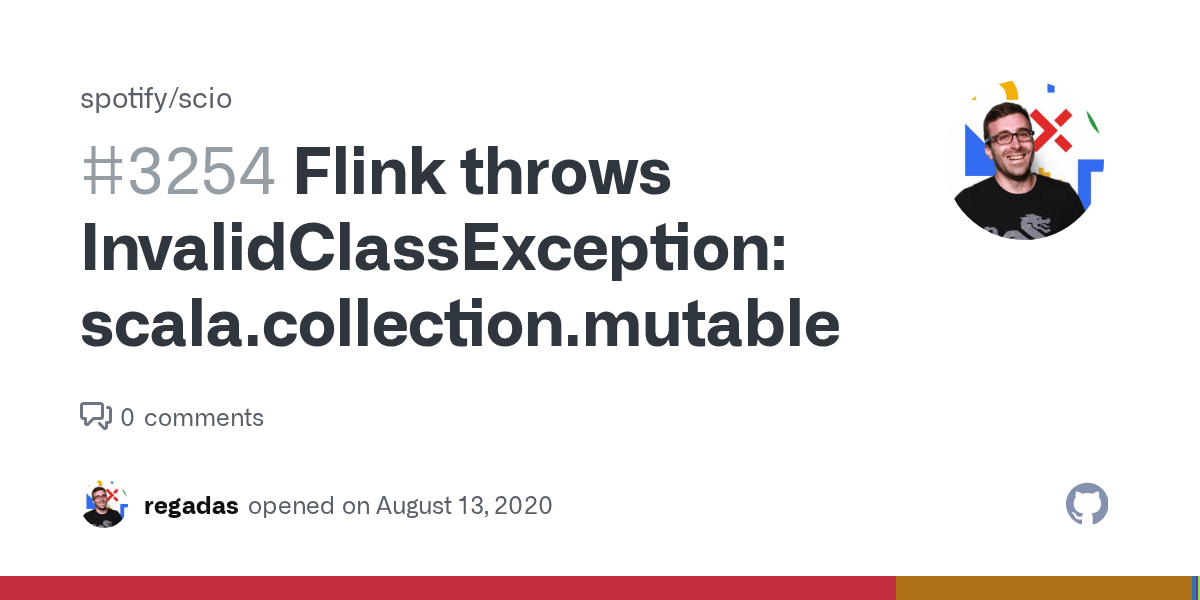 Flink throws InvalidClassException scala.collection.mutable