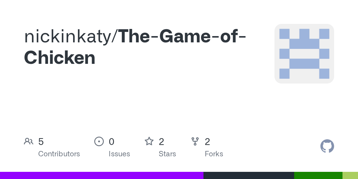 GitHub nickinkaty/TheGameofChicken