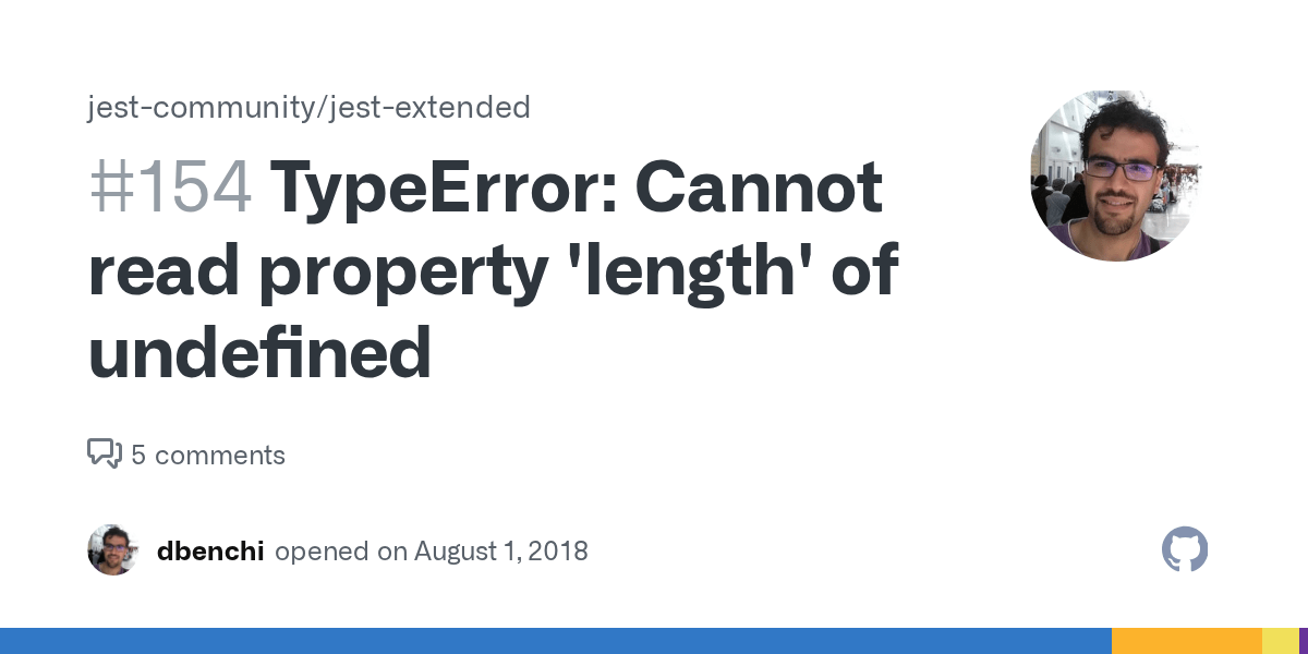 TypeError Cannot read property 'length' of undefined · Issue 154