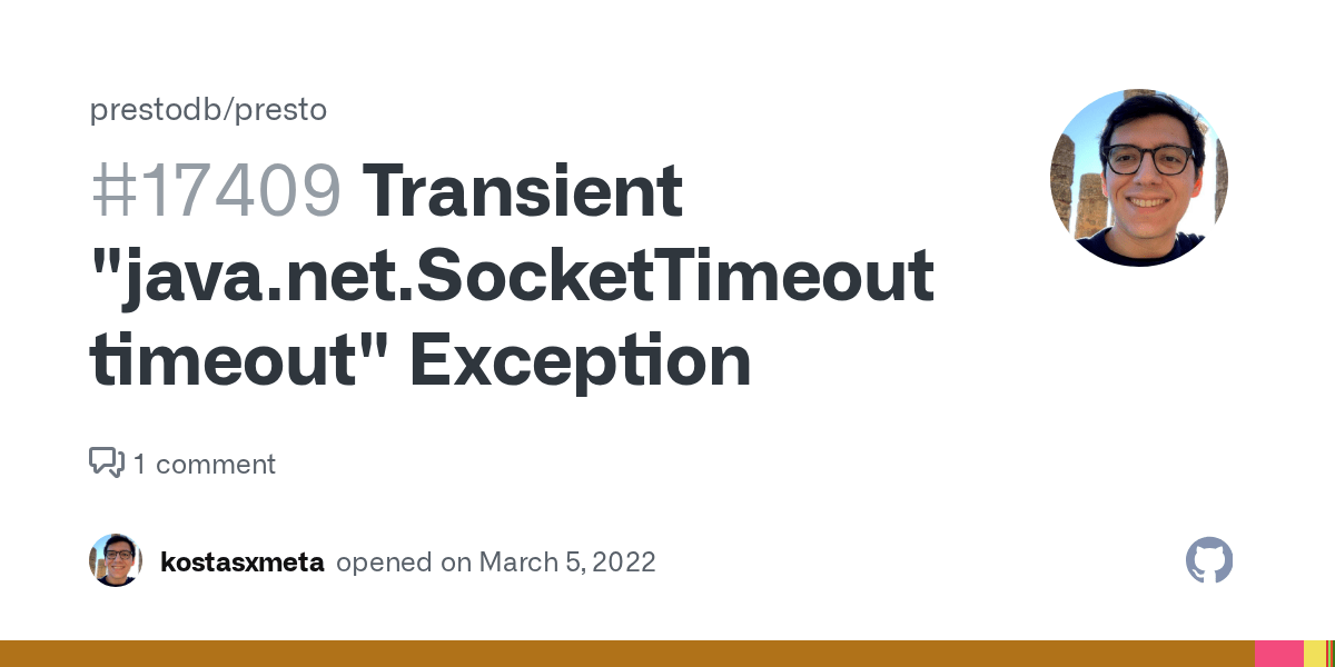 Transient timeout" Exception · Issue