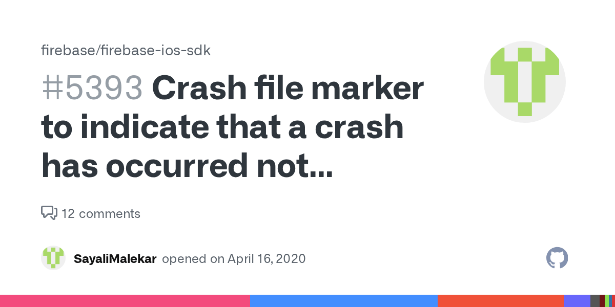 Crash file marker to indicate that a crash has occurred not working