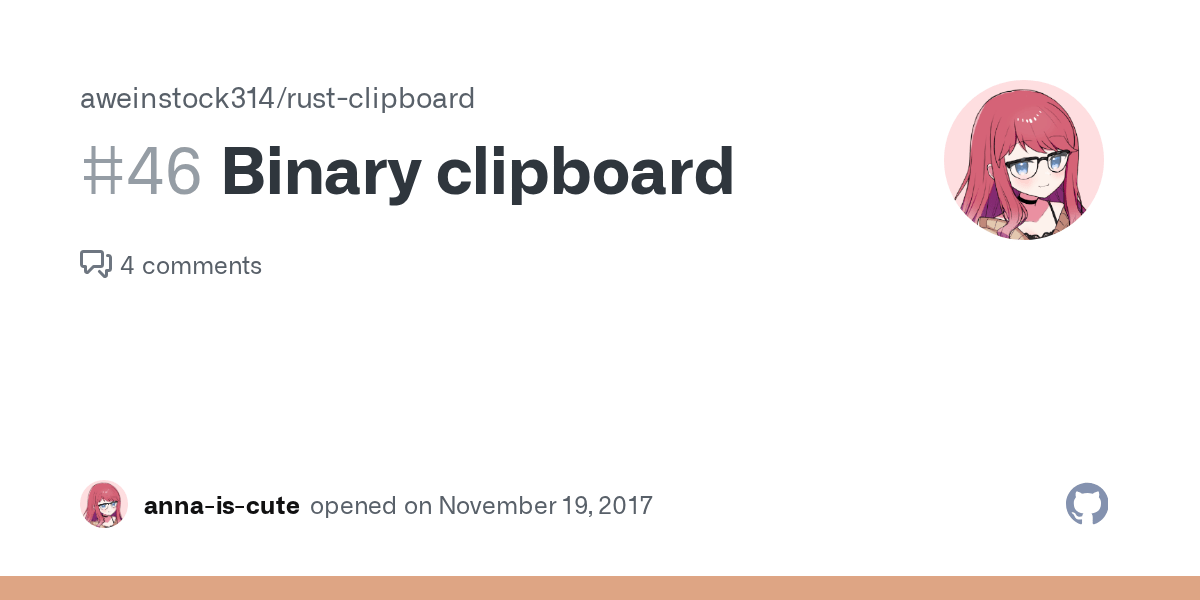 Binary clipboard · Issue 46 · aweinstock314/rustclipboard · GitHub