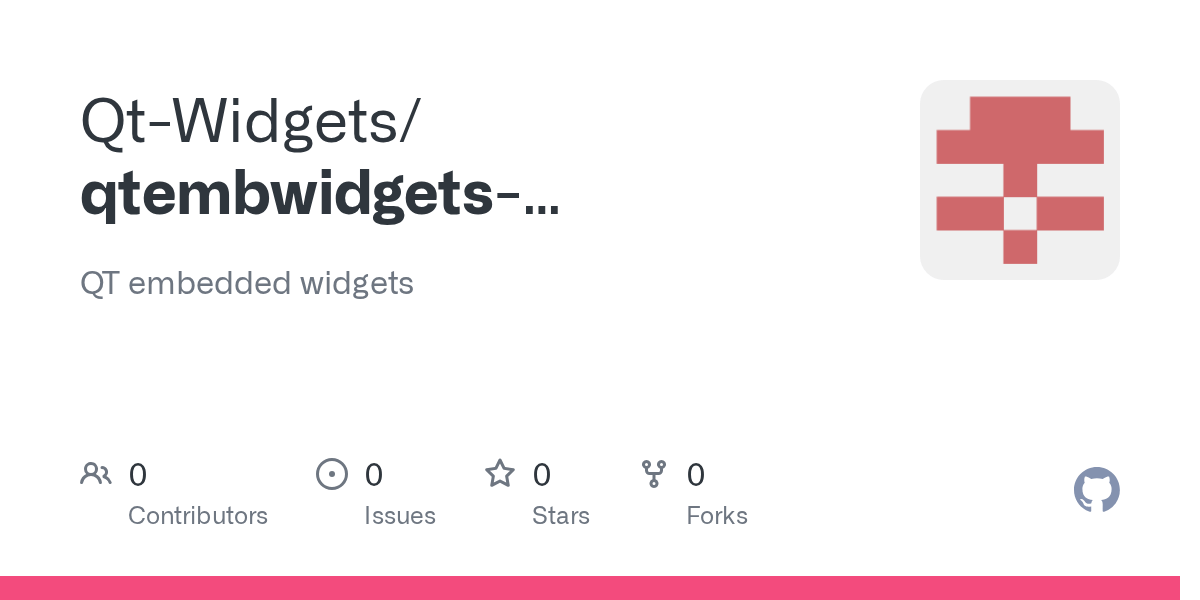 GitHub QtWidgets/qtembwidgets5waybuttongaugedialgraphplotchartmultisliderswitch