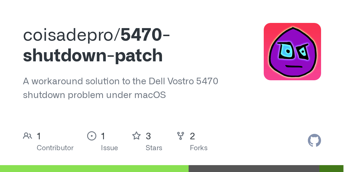 GitHub coisadepro/5470shutdownpatch A workaround solution to the