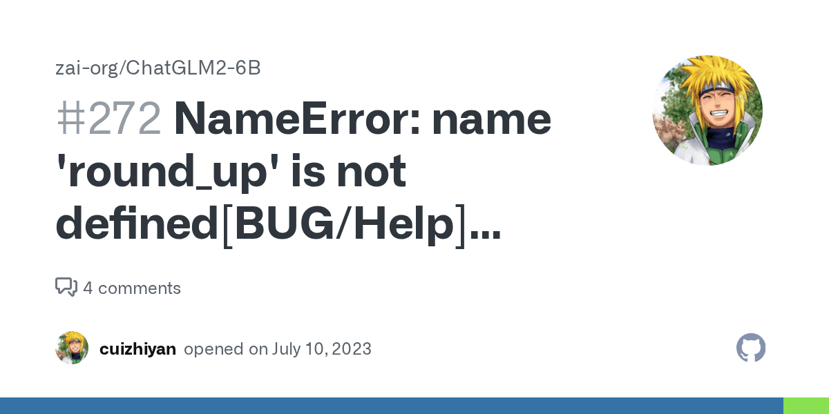 NameError name 'round_up' is not defined[BUG/Help] · Issue 272