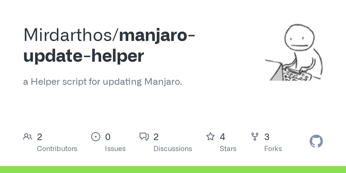 My Universal Manjaro Update Helper Software Manjaro Linux Forum