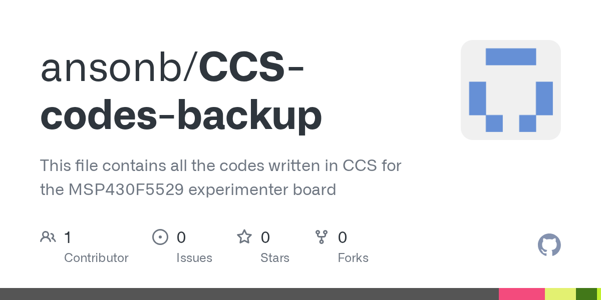 CCScodesbackup/main.c at master · ansonb/CCScodesbackup · GitHub