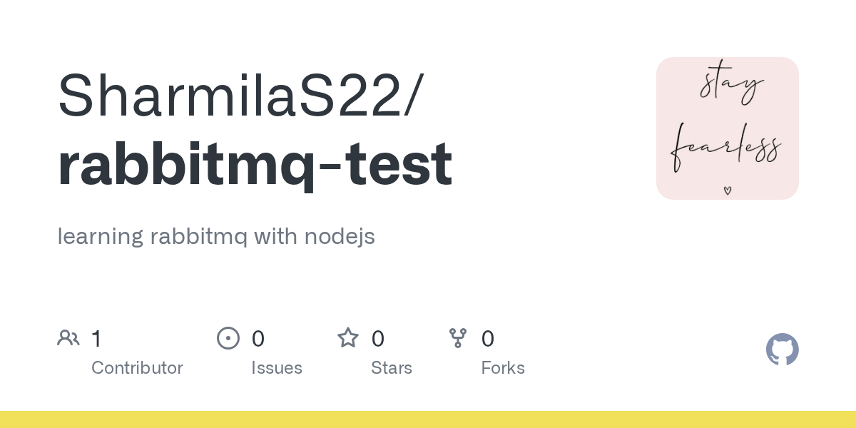 GitHub SharmilaS22/rabbitmqtest rabbitmq connect