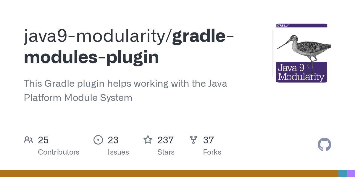 GitHub java9modularity/gradlemodulesplugin This Gradle plugin