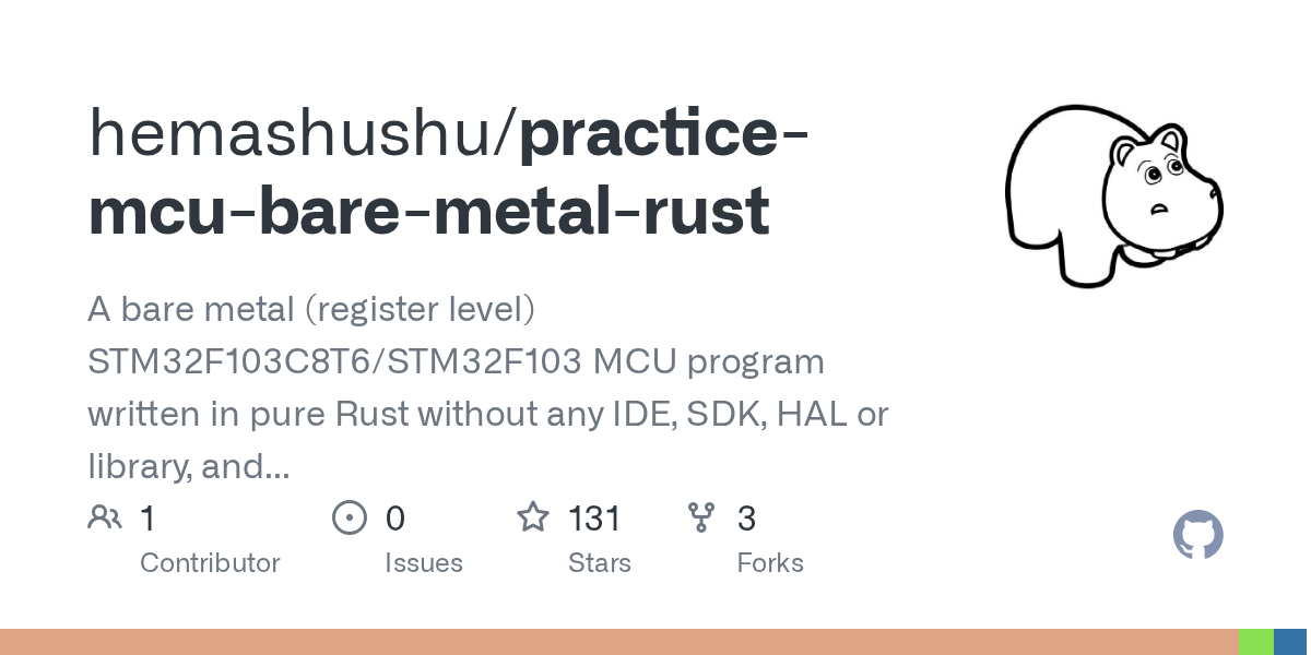 GitHub hemashushu/practicemcubaremetalrust A bare metal