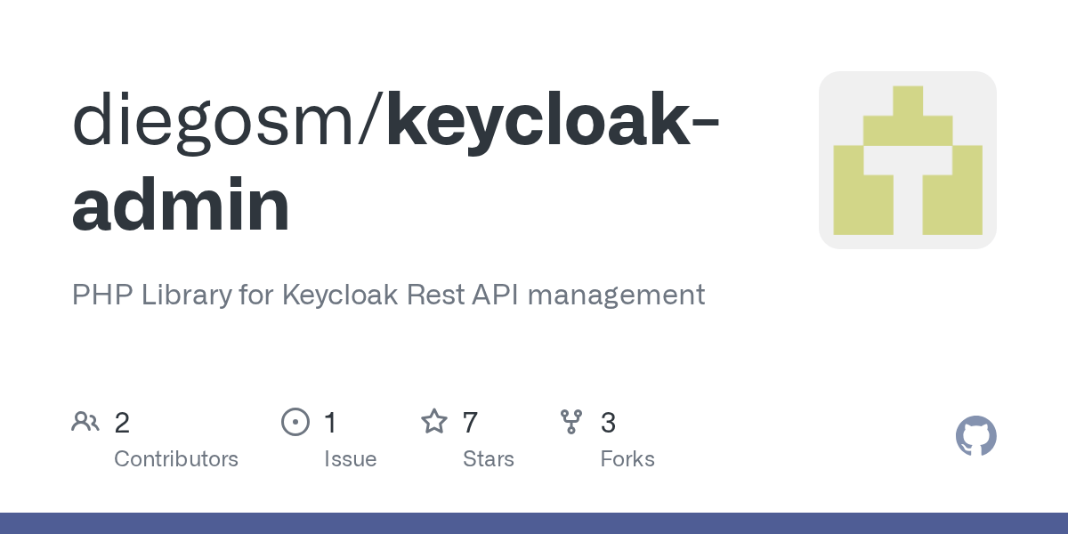 GitHub diegosm/keycloakadmin PHP Library for Keycloak Rest API