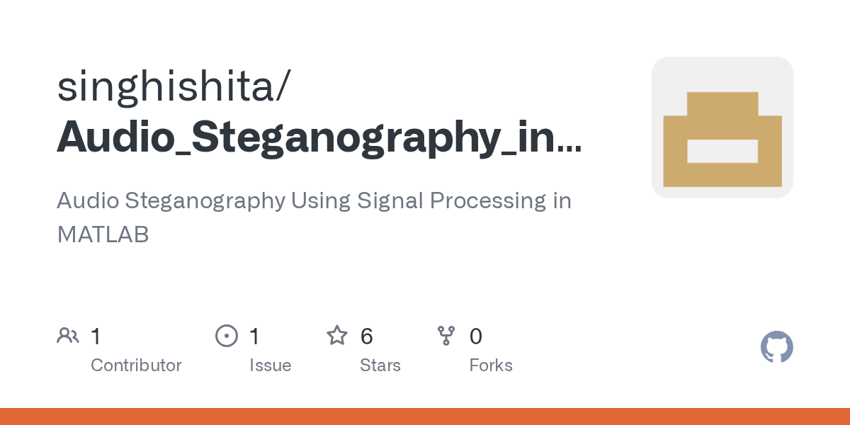 GitHub singhishita/Audio_Steganography_in_MATLAB Audio Steganography