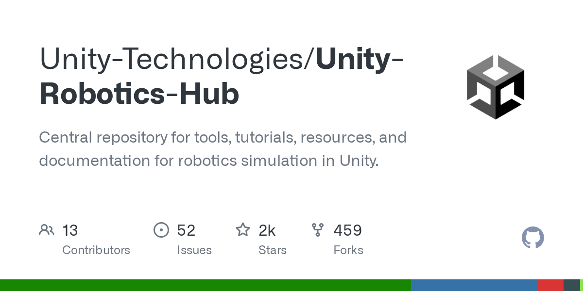 UnityRoboticsHub/README.md at main · UnityTechnologies/Unity