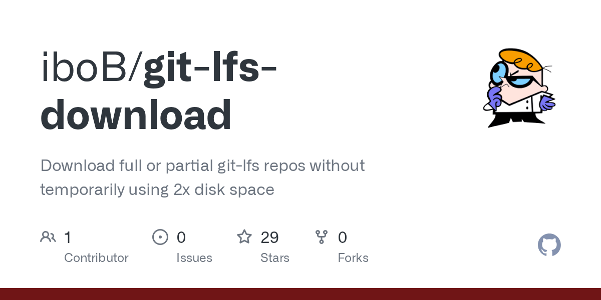 GitHub iboB/gitlfsdownload Download full or partial gitlfs repos