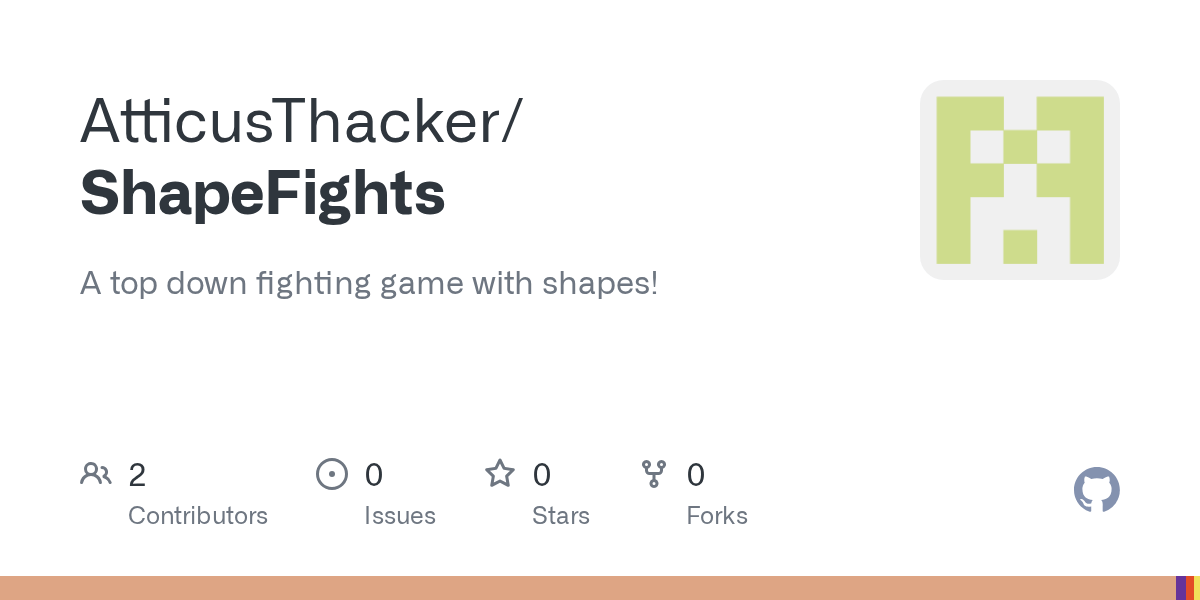 GitHub AtticusThacker/ShapeFights A top down fighting game with shapes!