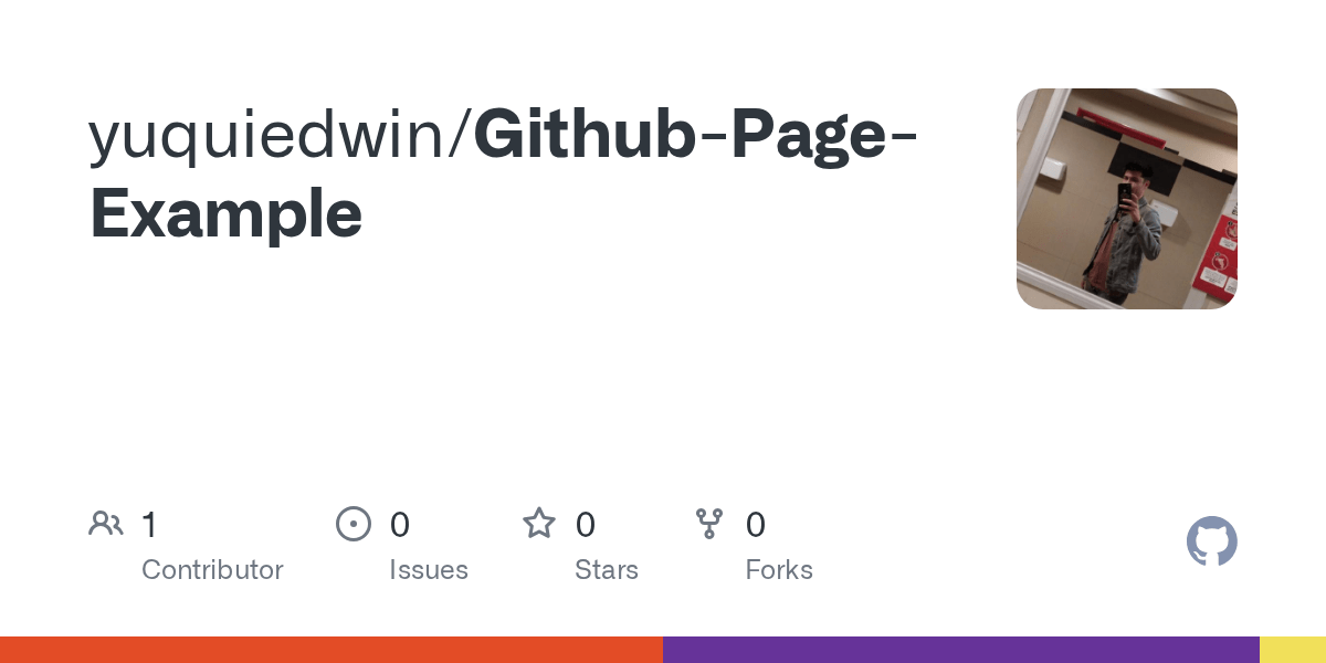 GitHub xKouen/GithubPageExample