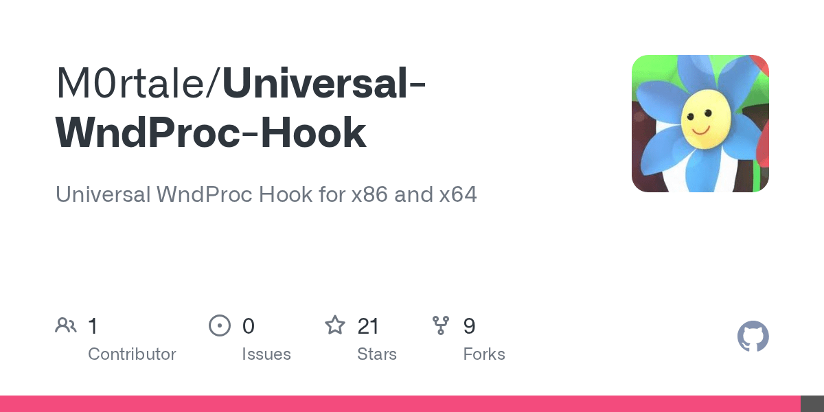 GitHub M0rtale/UniversalWndProcHook Universal WndProc Hook for x86