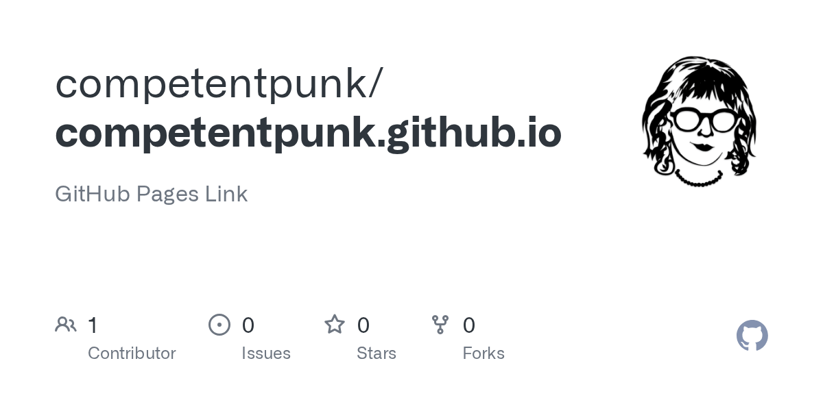 GitHub GitHub Pages Link