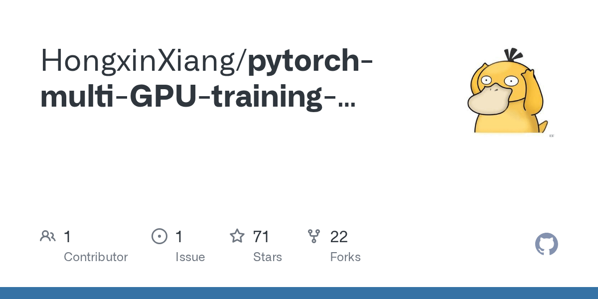 pytorchmultiGPUtrainingtutorial/singlemachineandmultiGPUDistributedDataParallelslurm