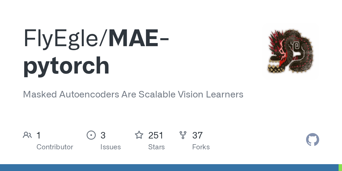 GitHub FlyEgle/MAEpytorch Masked Autoencoders Are Scalable Vision