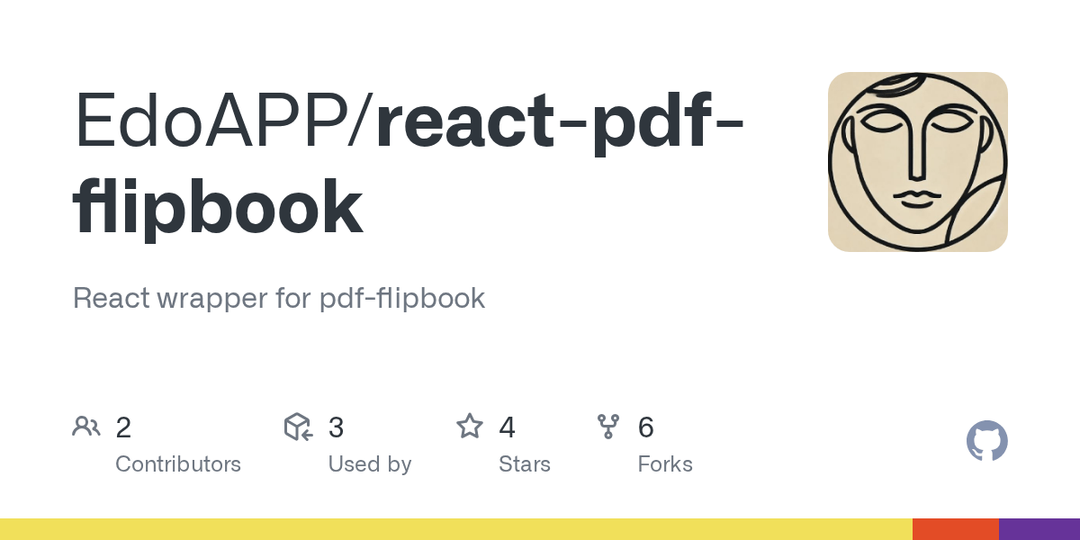 GitHub EdoAPP/reactpdfflipbook React wrapper for pdfflipbook