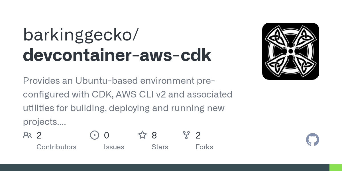 GitHub barkinggecko/awscdkdevcontainer Provides an Ubuntubased