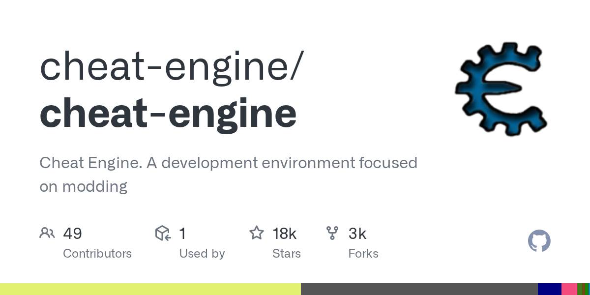 GitHub - cheat-engine/cheat-engine: Cheat Engine. A development