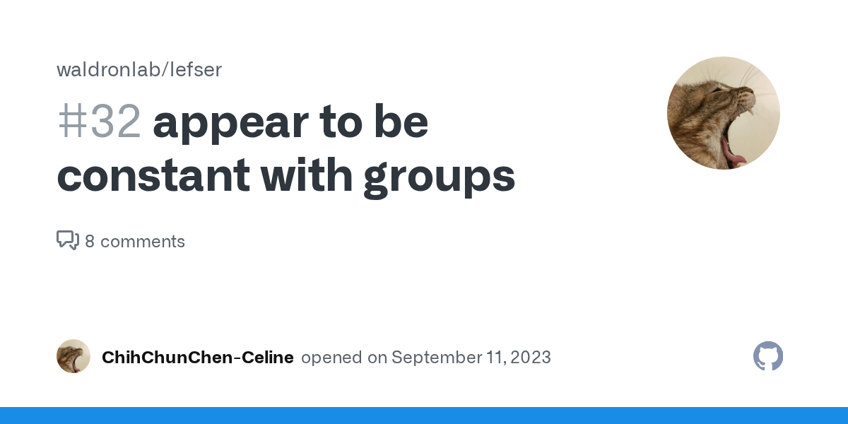 appear to be constant with groups · Issue 32 · waldronlab/lefser · GitHub