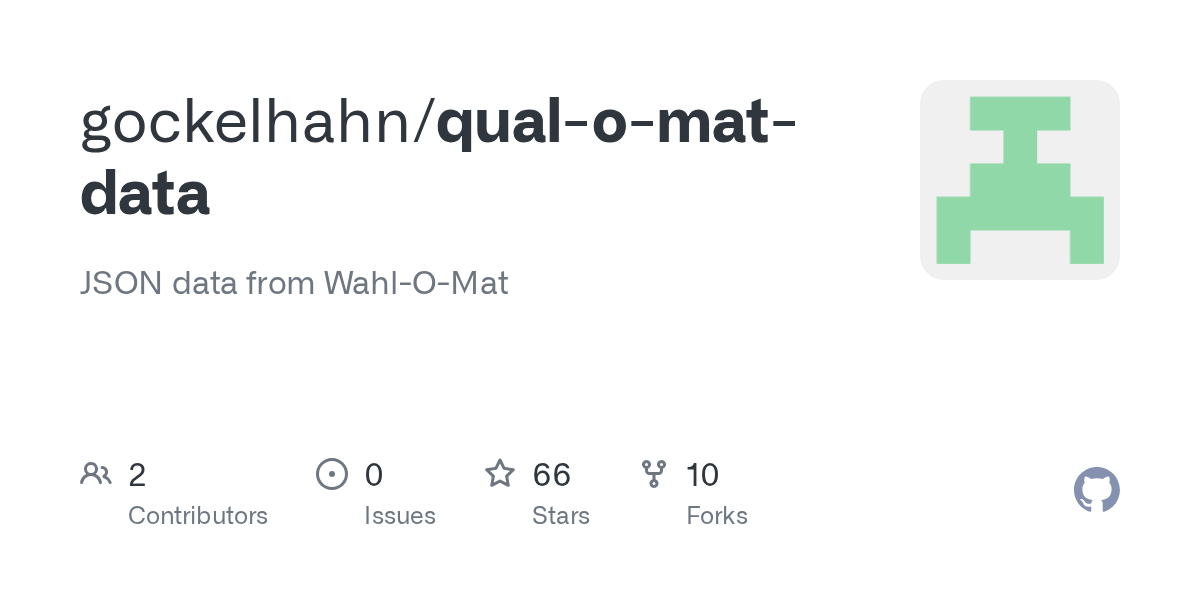 GitHub gockelhahn/qualomatdata JSON data from WahlOMat