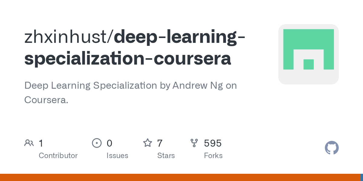 Deep Learning by deeplearning.ai Coursera