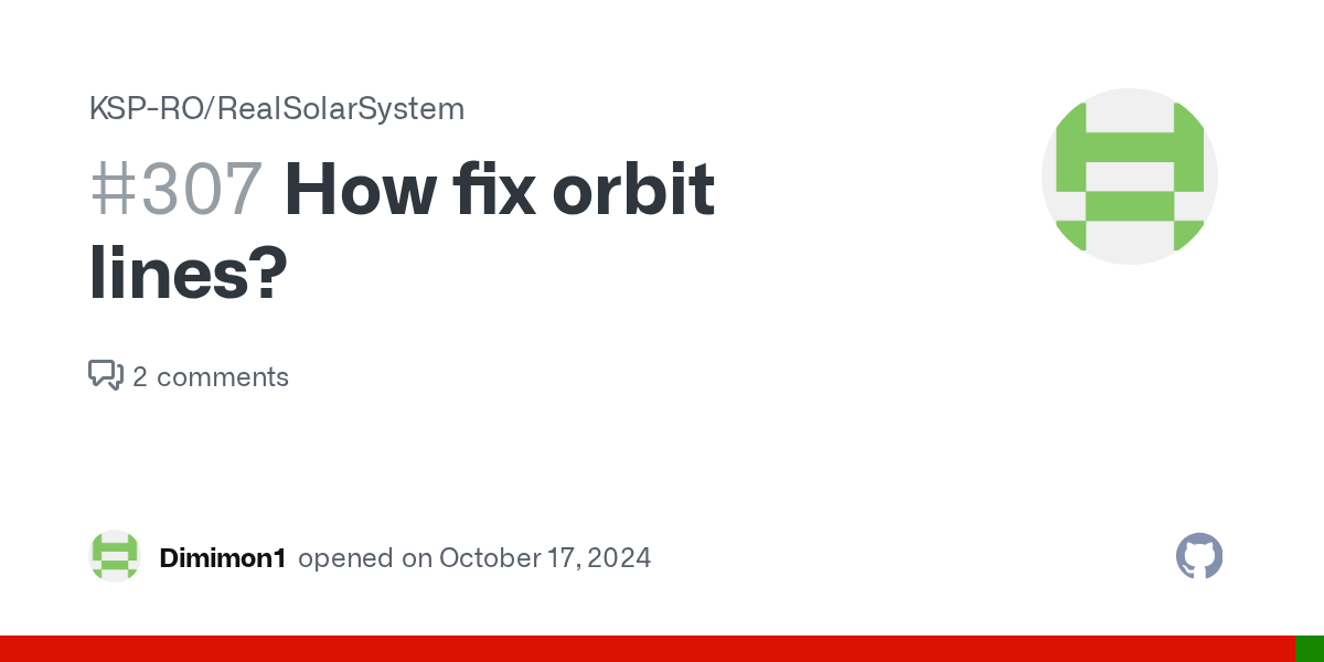 How fix orbit lines? · Issue 307 · KSPRO/RealSolarSystem · GitHub