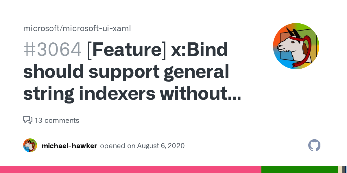 [Feature] xBind should support general string indexers without