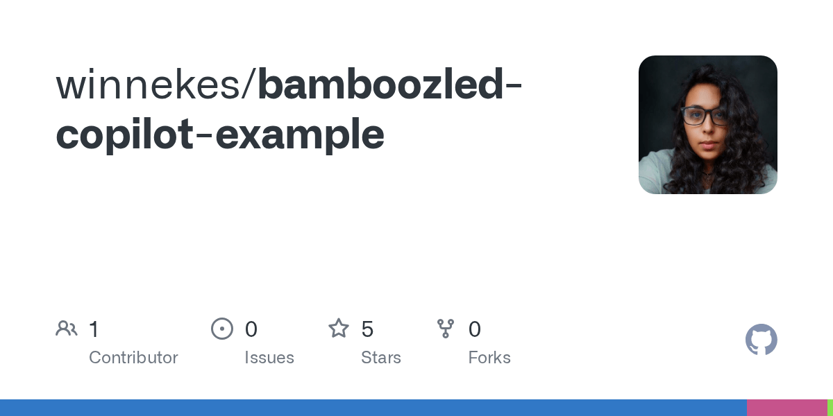 GitHub winnekes/bamboozledcopilotexample