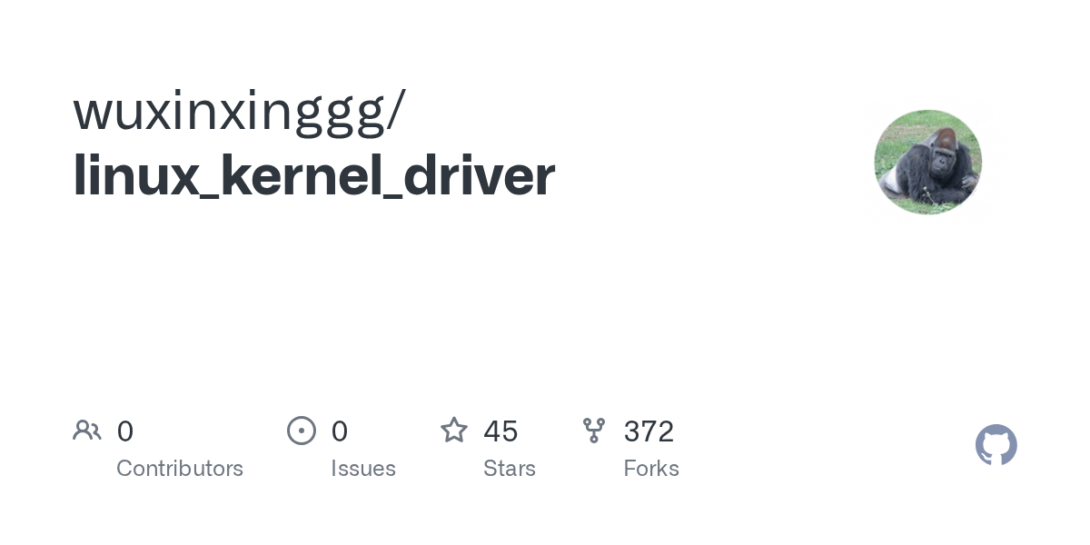 GitHub wuxinxinggg/linux_kernel_driver