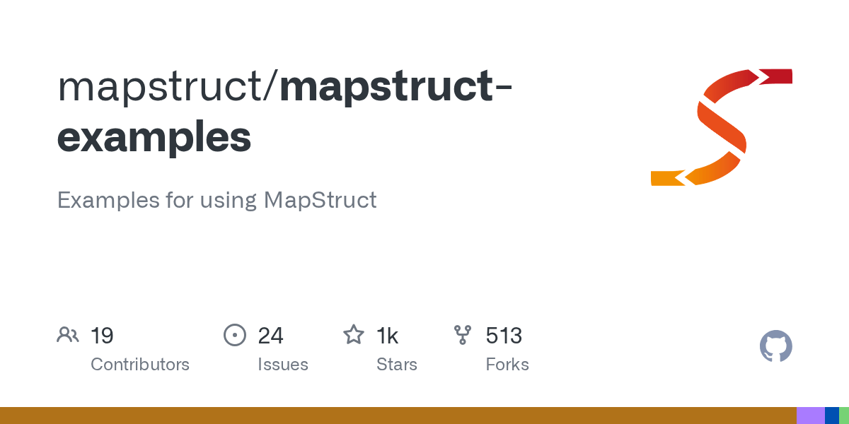 GitHub mapstruct/mapstructexamples Examples for using MapStruct