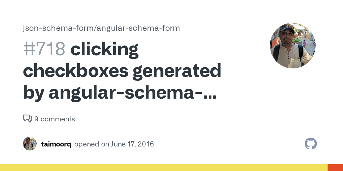 clicking checkboxes generated by angularschemaform cause the error