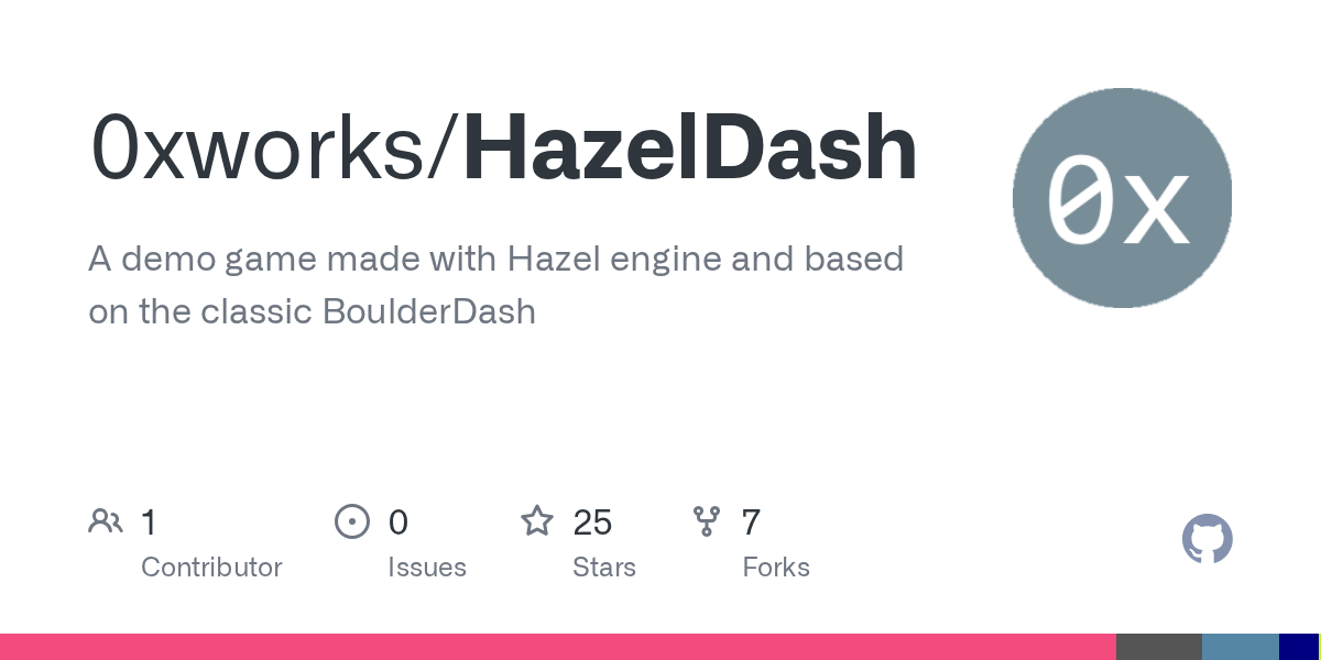GitHub - 0xworks/HazelDash: A demo game made with Hazel engine and