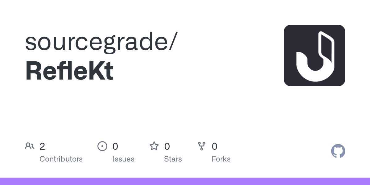 GitHub SourceGrade/RefleKt
