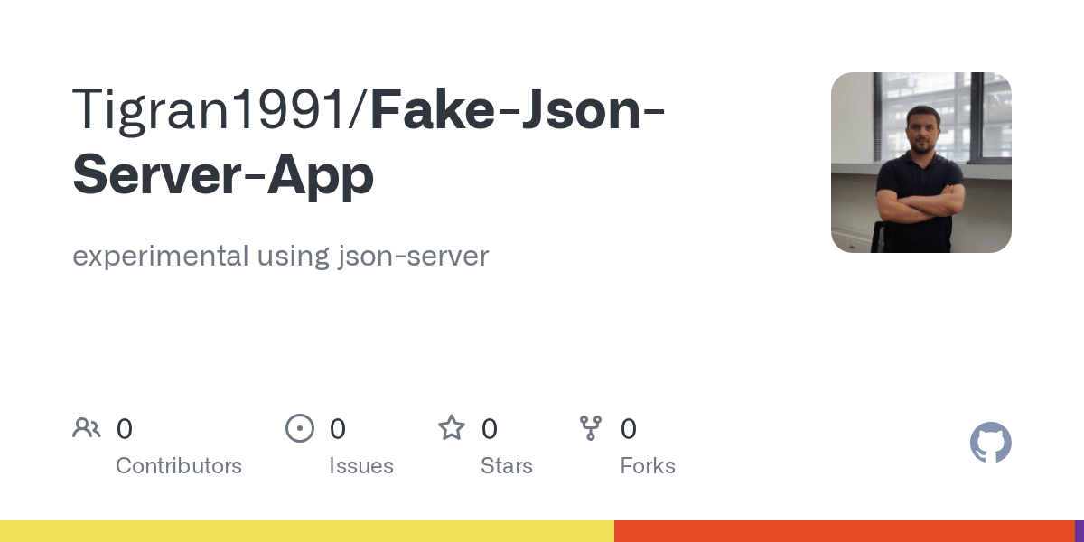 GitHub Tigran1991/fakejsonserverapp Experimental fake json server