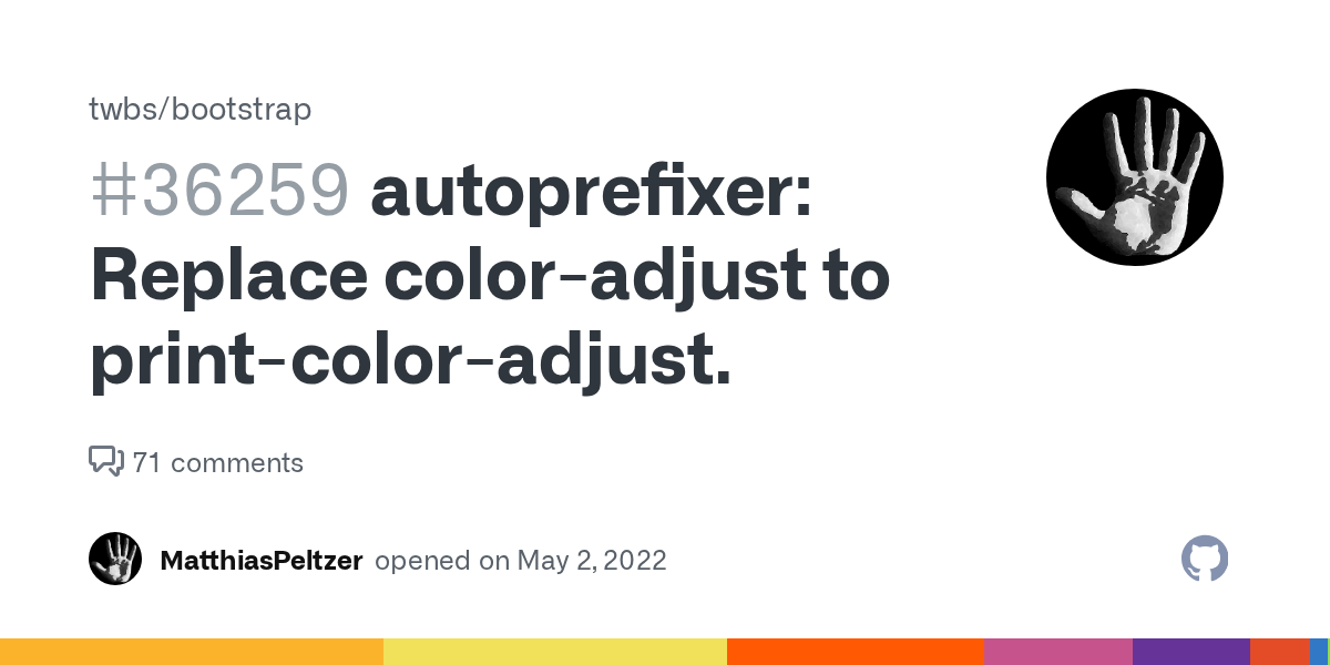 autoprefixer Replace coloradjust to printcoloradjust. · Issue