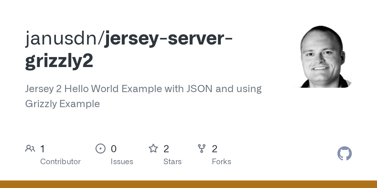 GitHub janusdn/jerseyservergrizzly2 Jersey 2 Hello World Example