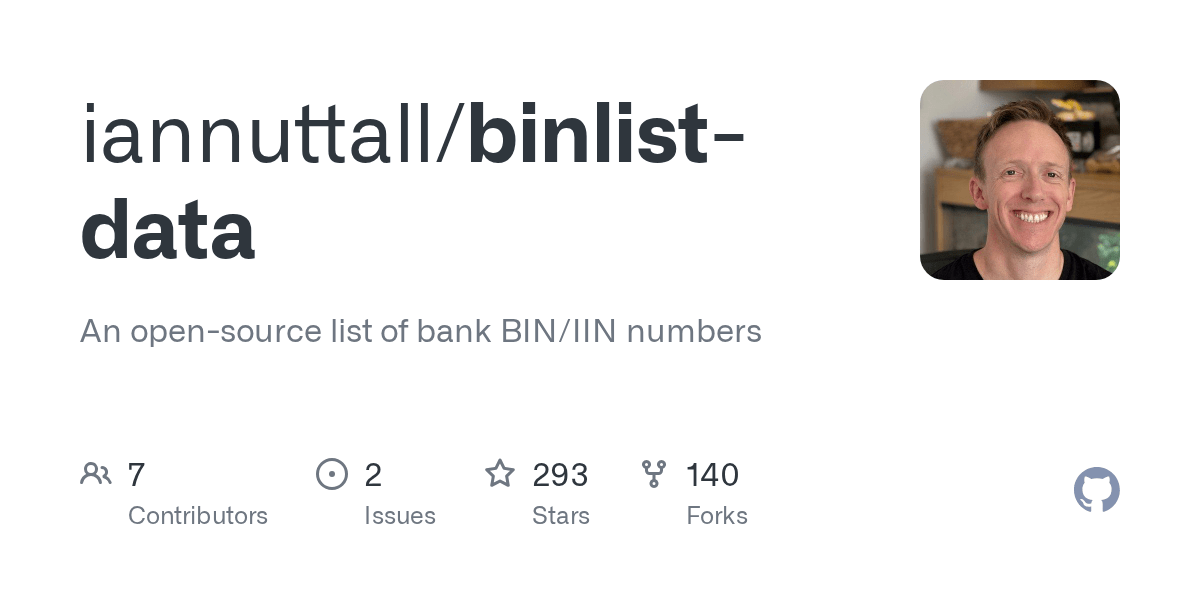 Pull requests · iannuttall/binlistdata · GitHub