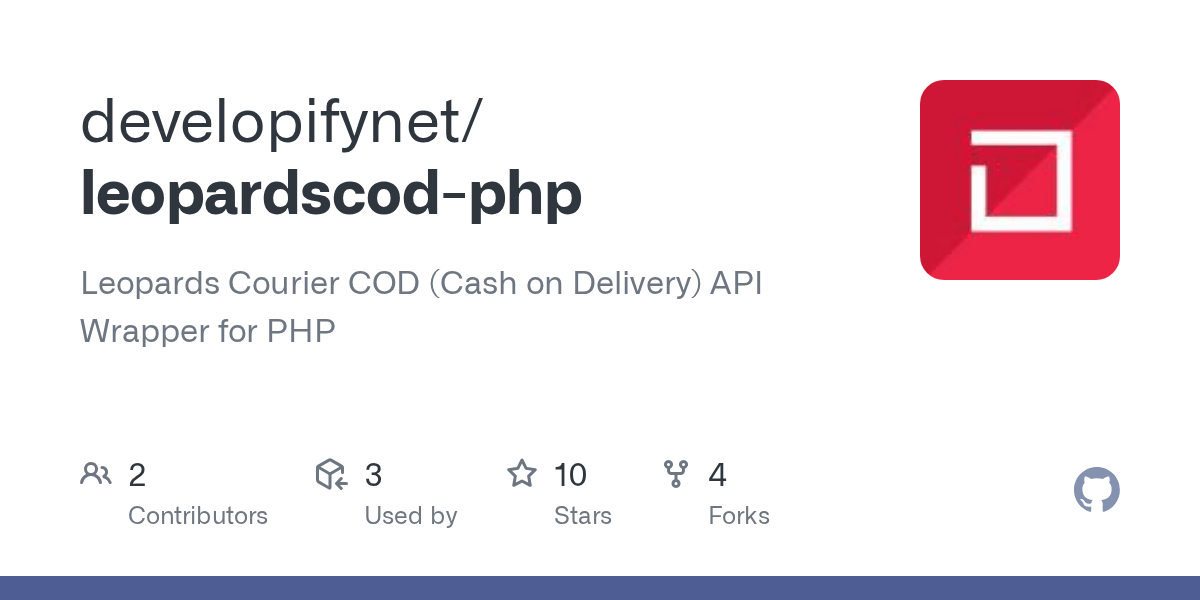 GitHub Leopards Courier COD (Cash on