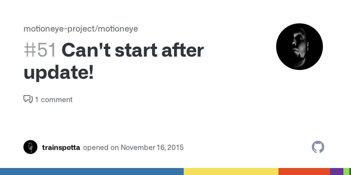 Can't start after update! · Issue 51 · motioneyeproject/motioneye