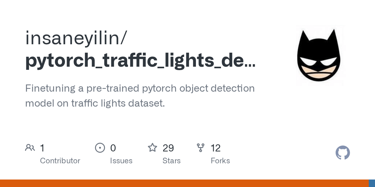 GitHub insaneyilin/pytorch_traffic_lights_detection a pretrained pytorch object