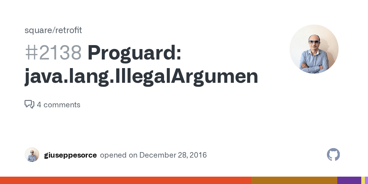 Proguard java.lang.IllegalArgumentException · Issue 2138 · square