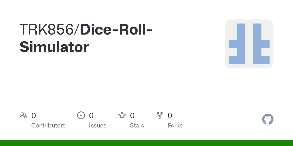 GitHub TRK856/DiceRollSimulator