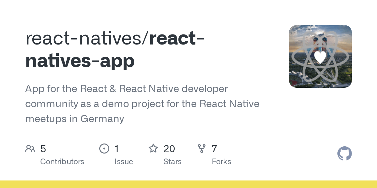 GitHub reactnatives/reactnativesapp App for the React & React