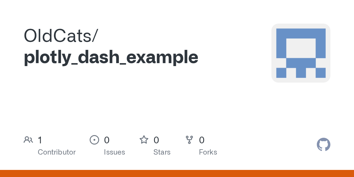 GitHub OldCats/plotly_dash_example