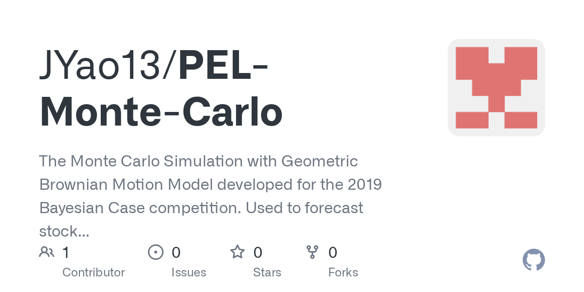 GitHub JYao13/PELMonteCarlo The Monte Carlo Simulation with